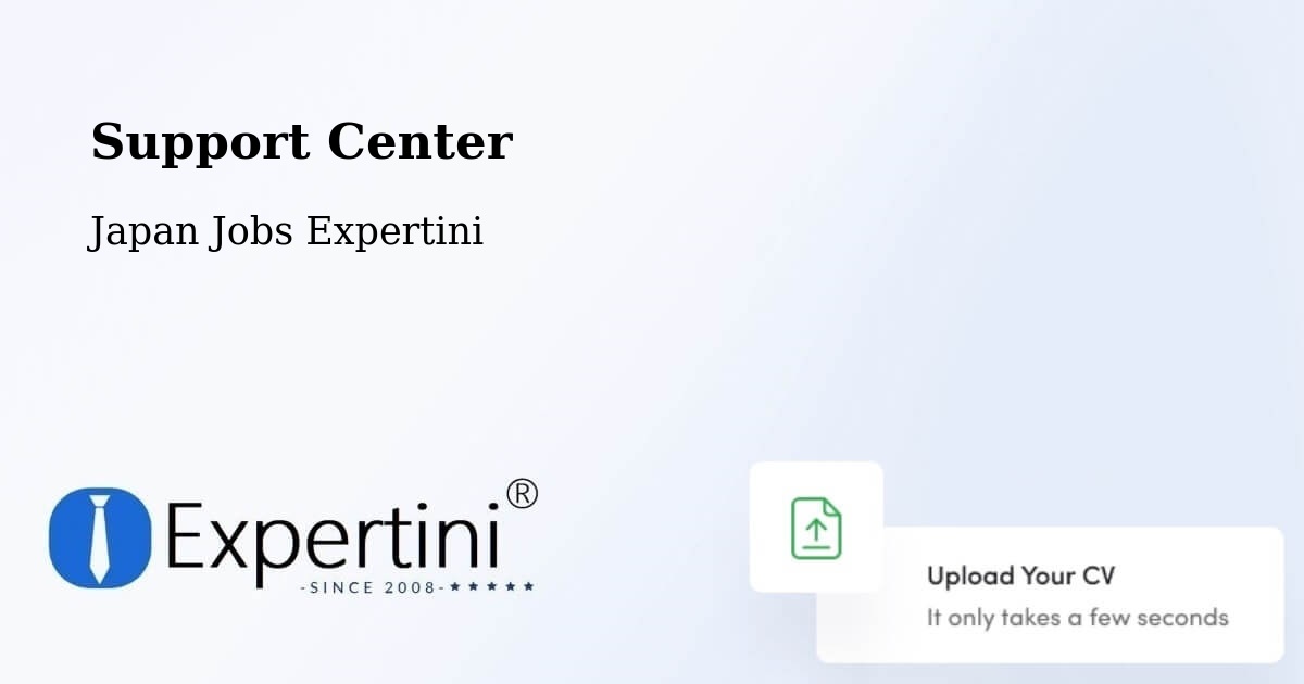 Support Services – Nikaho Shi - Japan Jobs Expertini